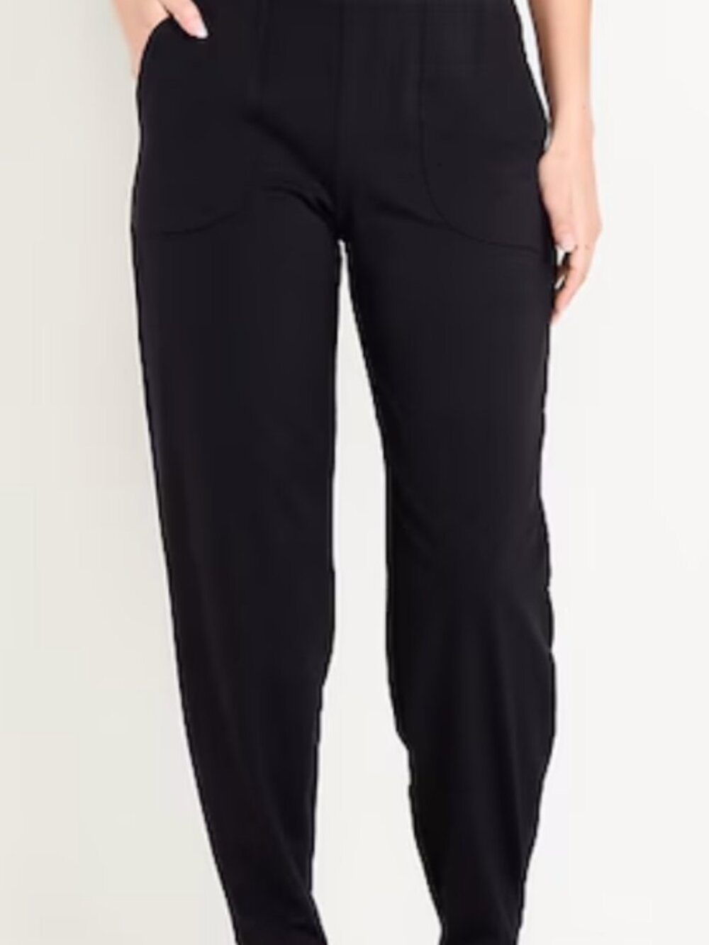Old Navy High-Waisted StudioSmooth Jogger Black M/T